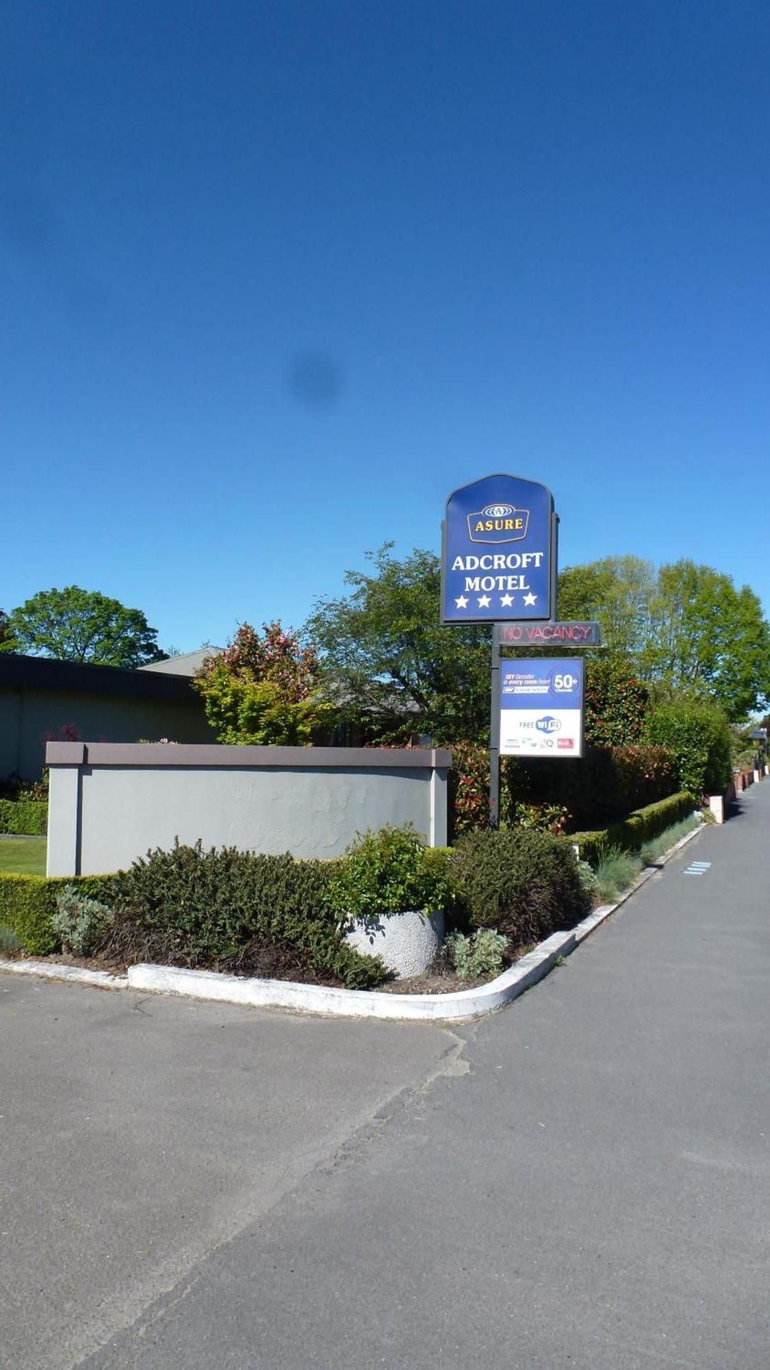Asure Adcroft Motel Ashburton Exterior photo
